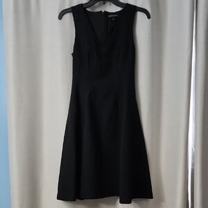 Banana Republic Elegant Black V Neck Dress